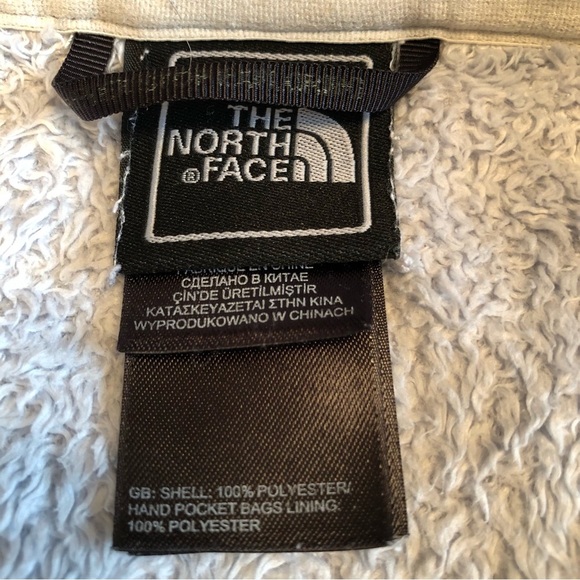 The North Face Light Gray Osito Jacket Size SP - Picture 6 of 8